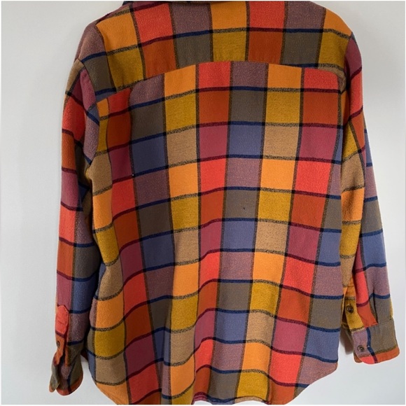 Madewell Multicolor Plaid Button Down Shirt Size XS - Picture 5 of 8